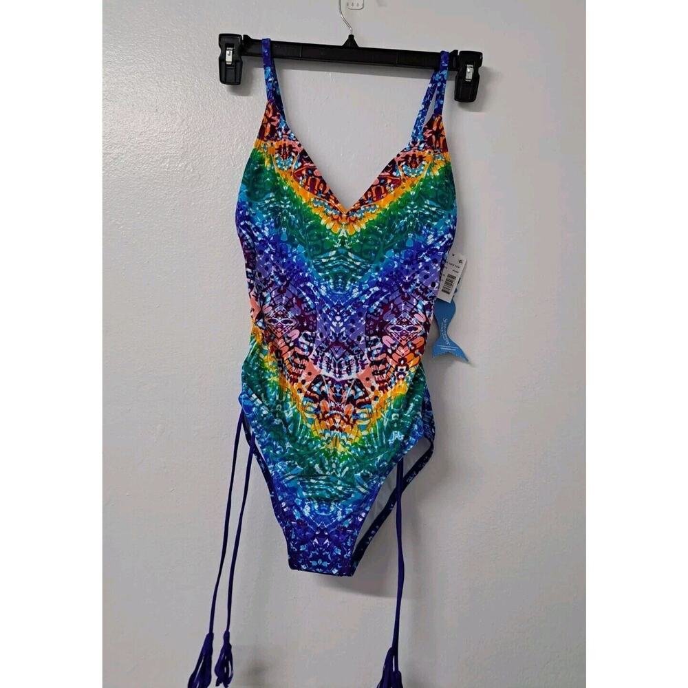 Skinny Dippers Womens Alice‎ Shape Shifter One Piece Swimsuit Size S